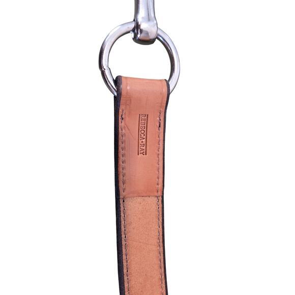 Classic Equestrian Leather Belt with Snaffle Bit Hardware main image 8